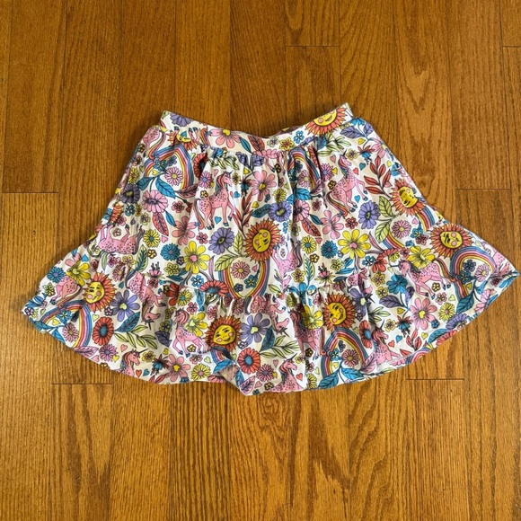 Lands’ End Girl’s Floral Multicolor Skirt Size M - Picture 1 of 5